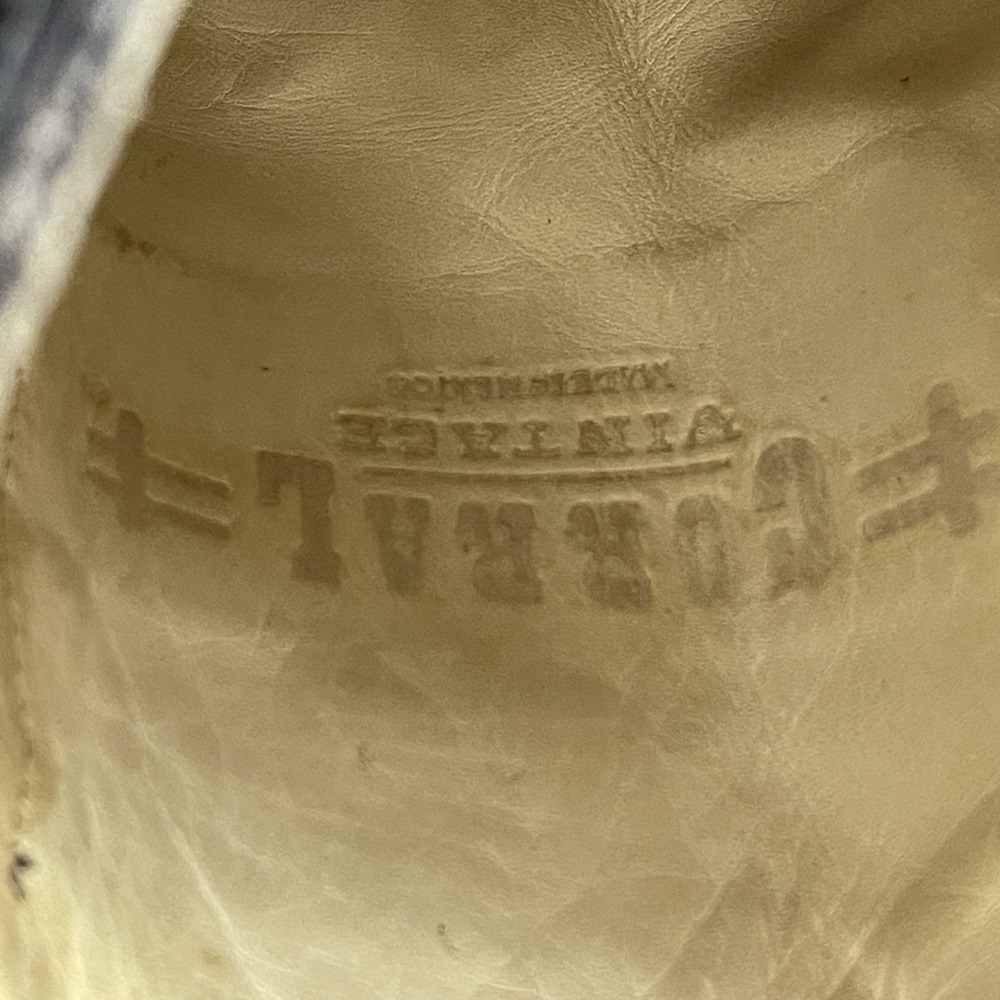 Corral Vintage Western Boots Womens 7.5 Pink Inlay Snip Toe Boho Festival Cowboy - Picture 10 of 11